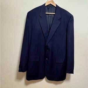 Corneliani Made in Italy Saks Fifth Ave Wool Navy Mens Sport Jacket 52‎ US